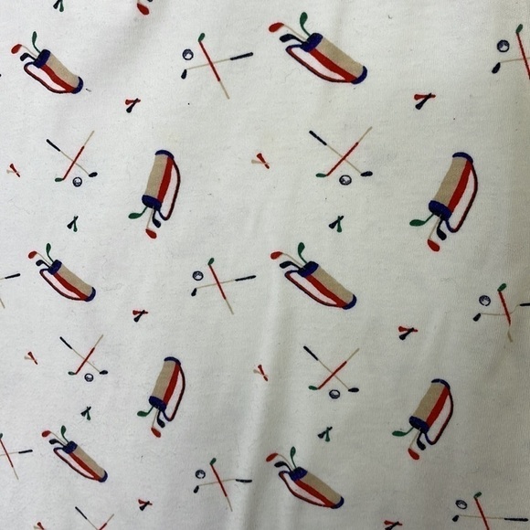 VINTAGE Golf novelty print quirky polo tank - Picture 3 of 7